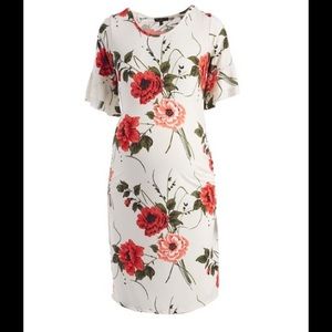 Mauve floral maternity dress NWT